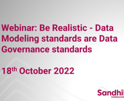 Webinar Data Modeling standards