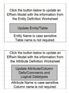 Add new objects on top of updating existing attributes. erwin DM API